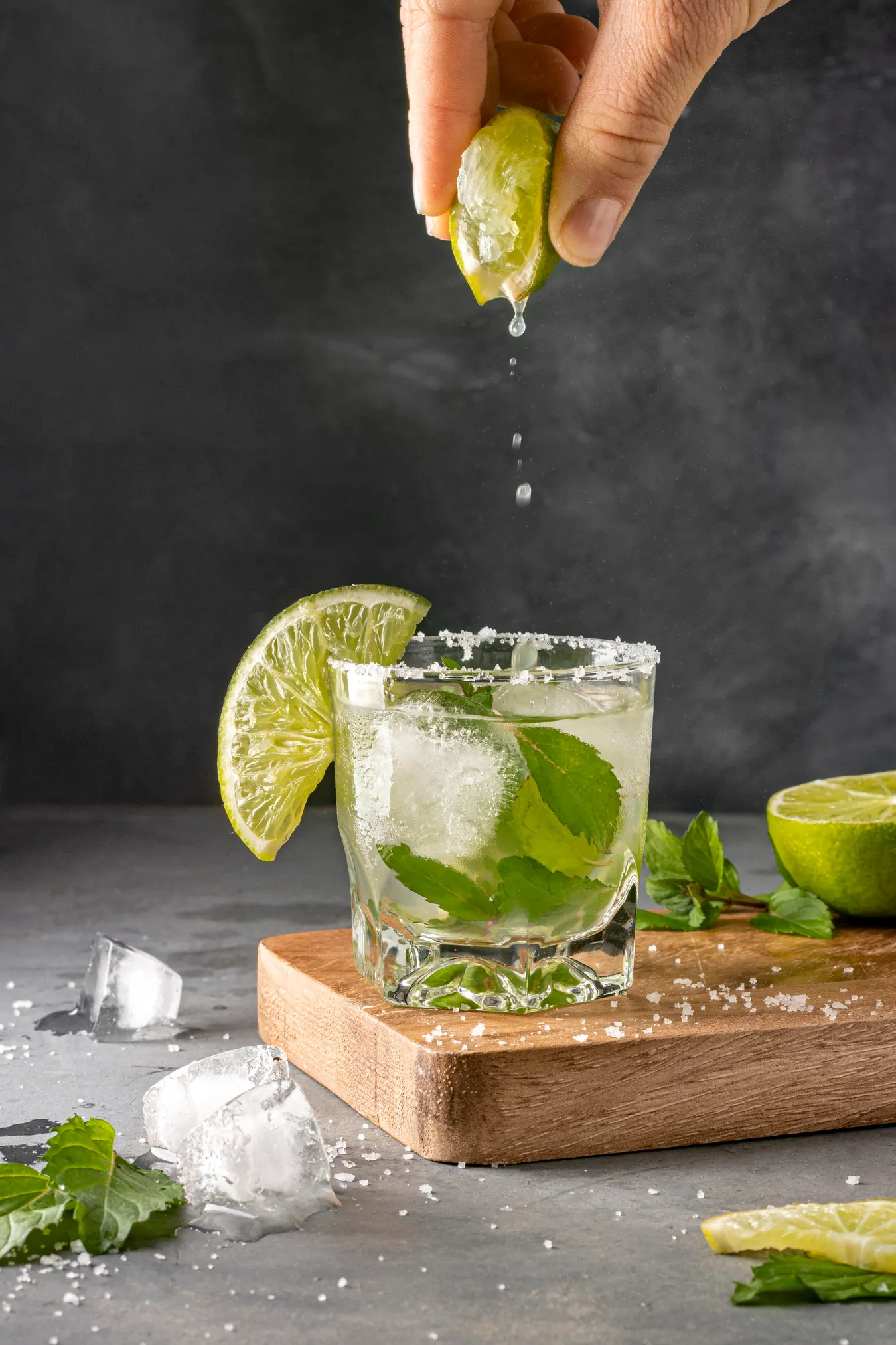 Havanna, Limette, Minze, brauner Zucker, Soda