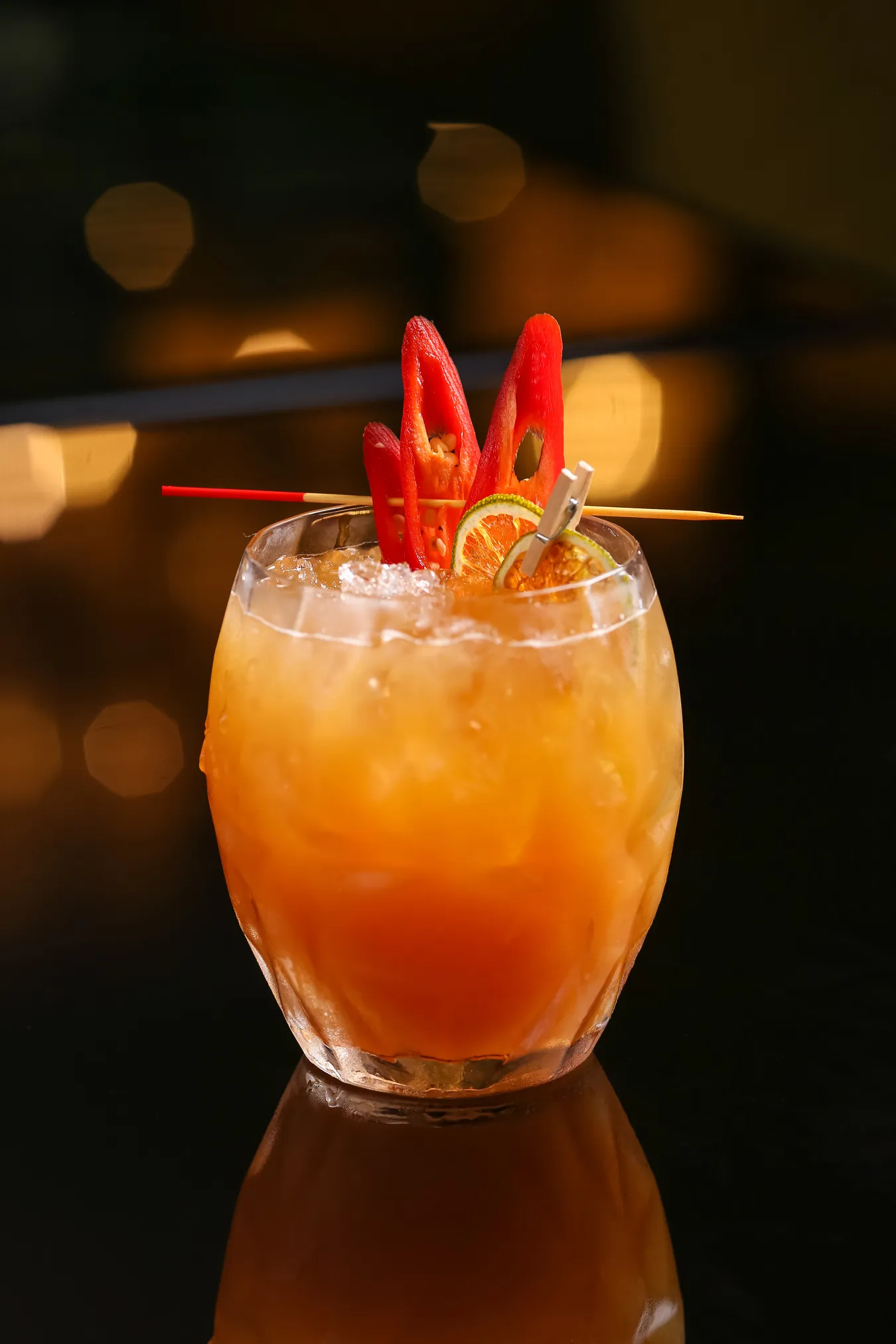 Rum, Limette, Ananas, Orange, Grenadine